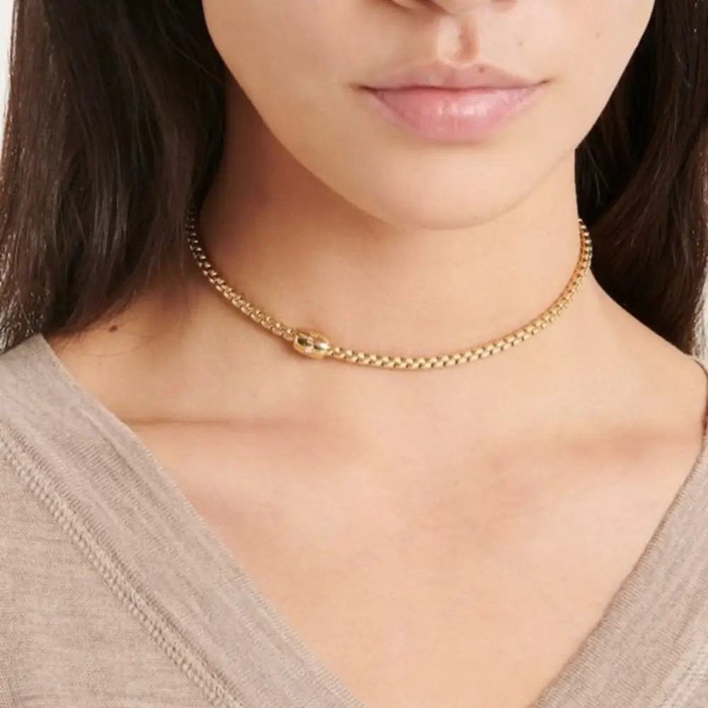 FOPE SOLO Flex'it Diamond Necklace - Yellow Gold