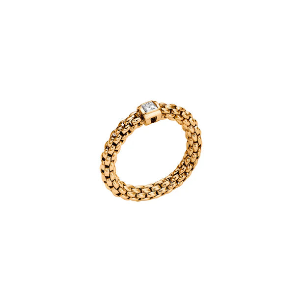 FOPE Souls Flex'it Diamond Ring - Yellow Gold