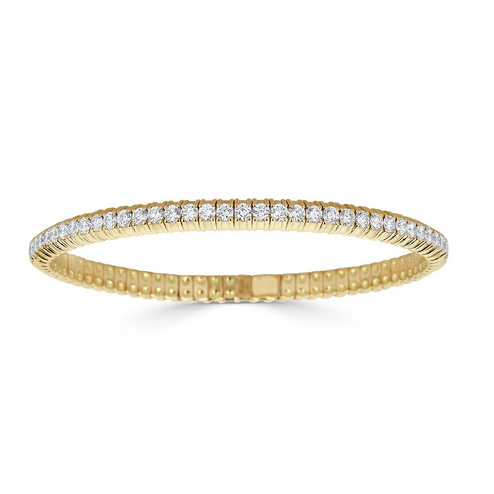 Zydo 18K Gold Stretch Diamond Bracelet