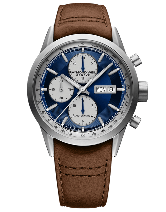 Raymond Weil Freelancer Men's Chronograph Brown Strap