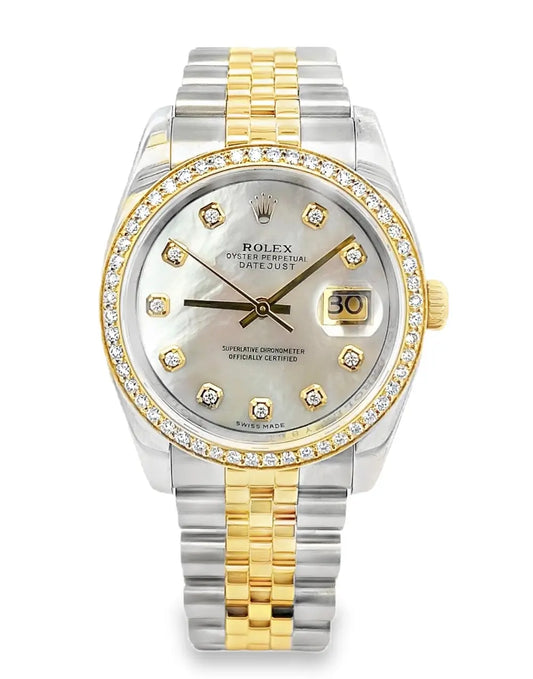 Rolex Datejust Jubilee 18K Yellow Gold and Stainless Steel Automatic Watch, 36mm
