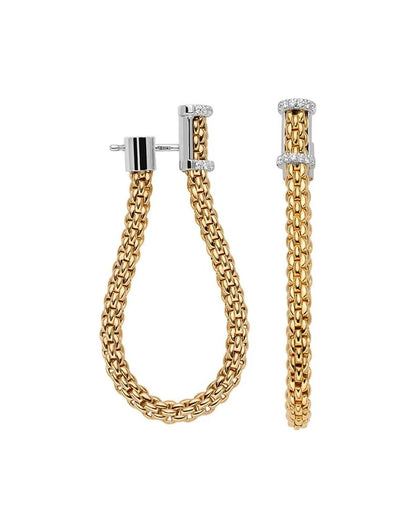 FOPE Essentials Diamond Hoop Earrings