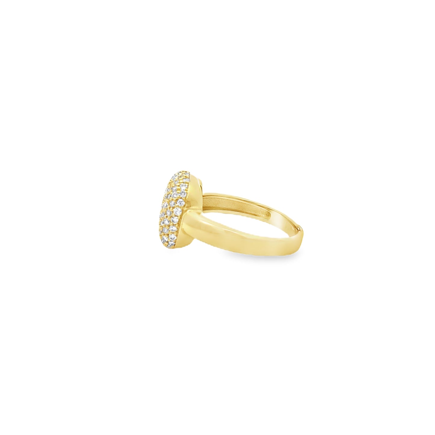 Raymond Mazza 14k Yellow Gold Sugar Cube Ring