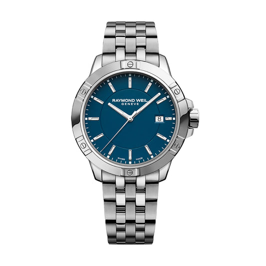 Raymond Weil Tango Blue Dial Bracelet Quartz Watch, 41mm