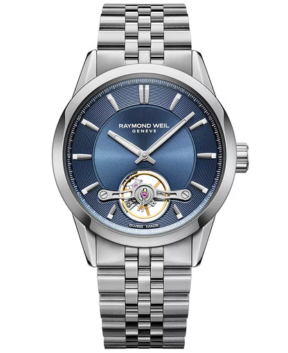 Raymond Weil Freelancer Men's Automatic Blue Dial Bracelet Watch, 42.5mm