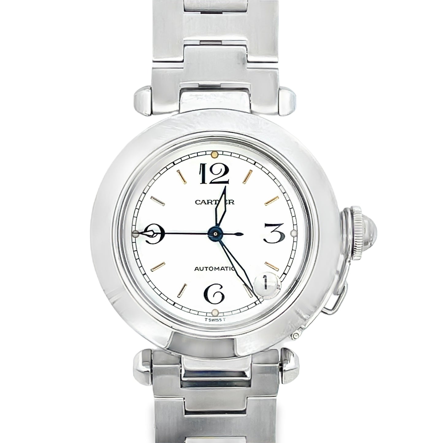 Cartier Pasha 35mm Stainless Steel Automatic Watch Ref. 2324