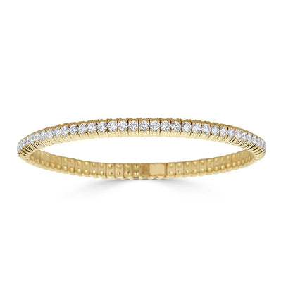 Zydo 18K Gold Stretch Diamond Bracelet