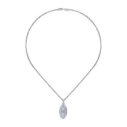 Gabriel & Co. Sterling Silver and Diamond Necklace