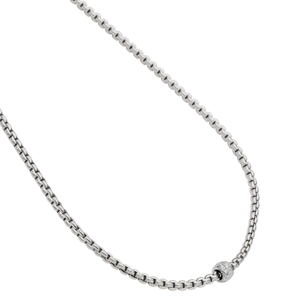 FOPE EKA DIAMOND NECKLACE - WHITE GOLD