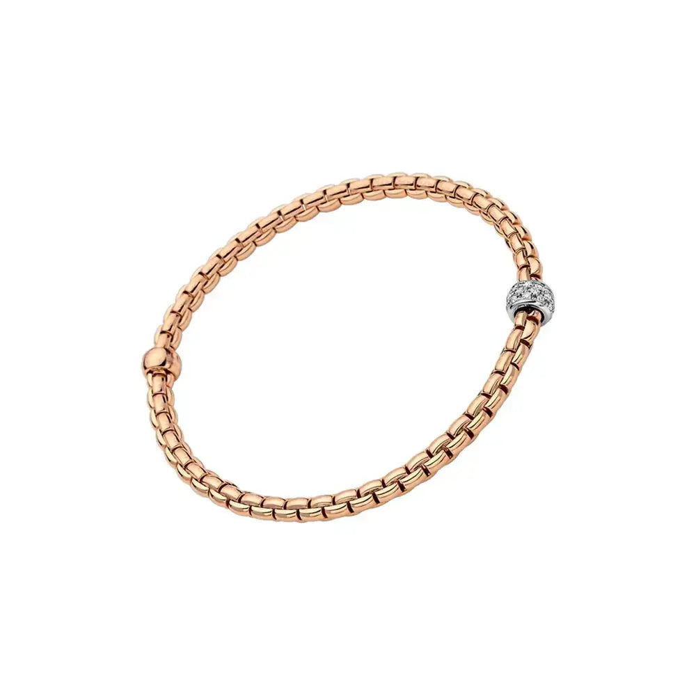 FOPE Flex'it bracelet with diamond pave'