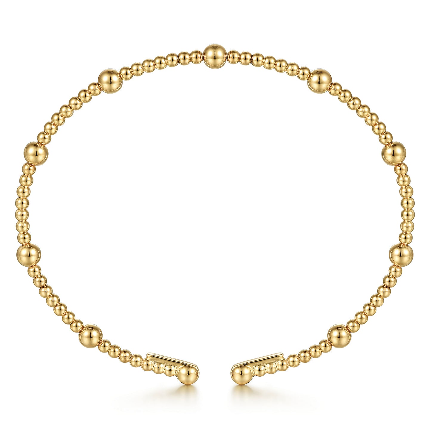 Gabriel & Co. 14K Yellow Gold Bujukan Split Bangle Bracelet 5.75"