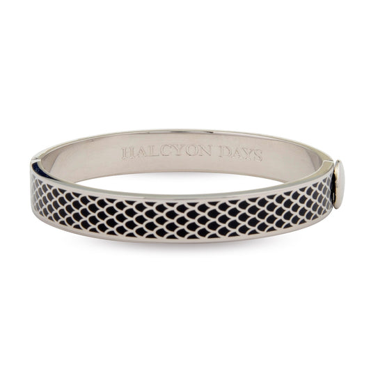 Halcyon Days Salamander Black & Palladium Bangle