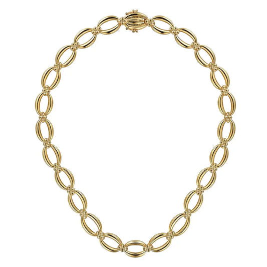 Gabriel & Co. 14K Yellow Gold Oval Link Chain Necklace