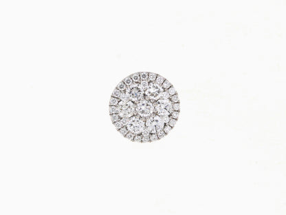 Damaso 18kt White Gold Diamond Cluster Earrings 1.47cts