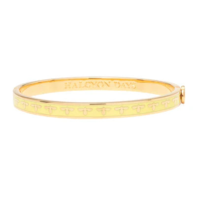 Halcyon Days Skinny Bee Buttercup & Gold Bangle