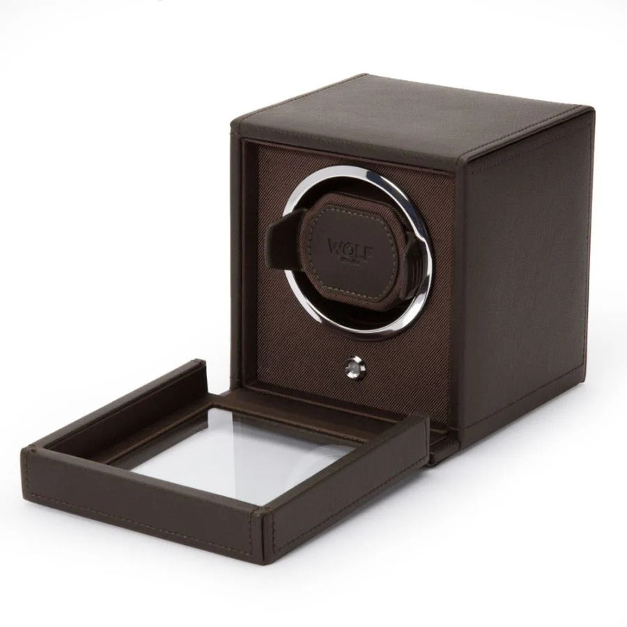 WOLF 1834 Cub Single Watch Winder With Cover