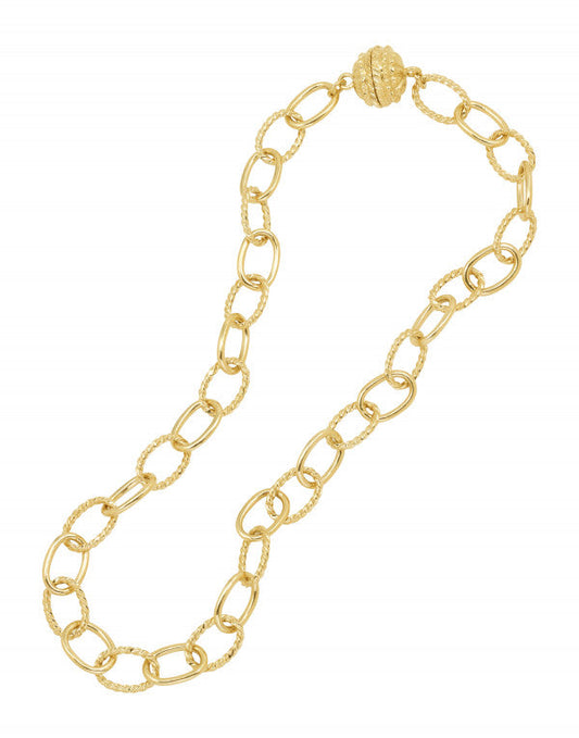 Raymond Mazza Twist Rope Chain with Magnetic Clasp